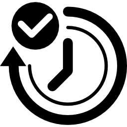 simbolo de verificacion de tiempo